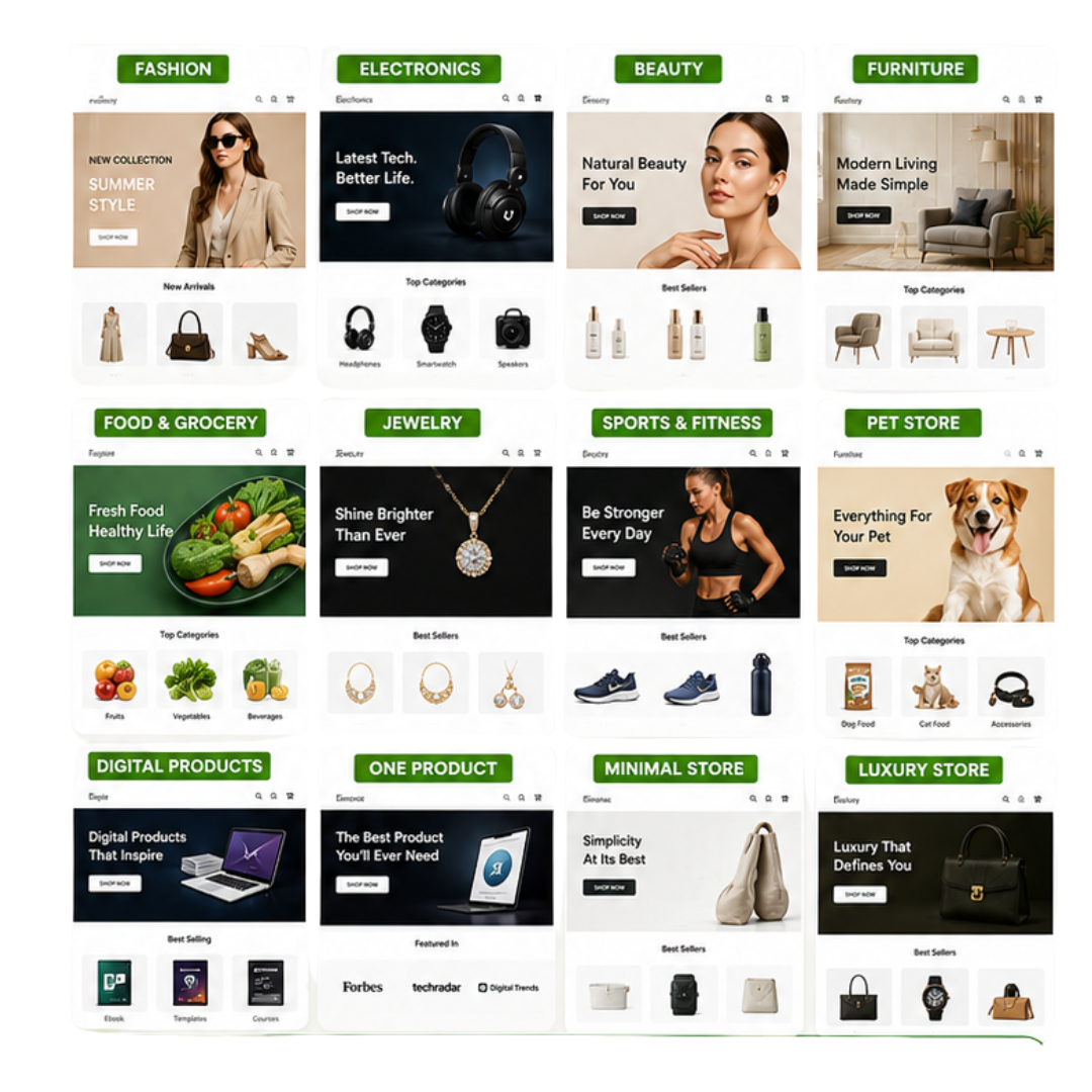 Shopify Themes Bundle – 80+ Premium Business Themes