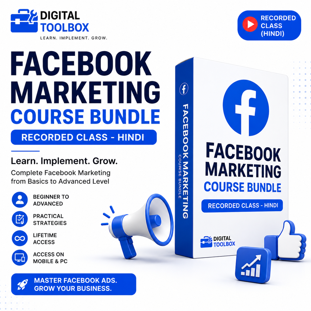 Facebook Marketing Course (Recorded Class - Hindi)