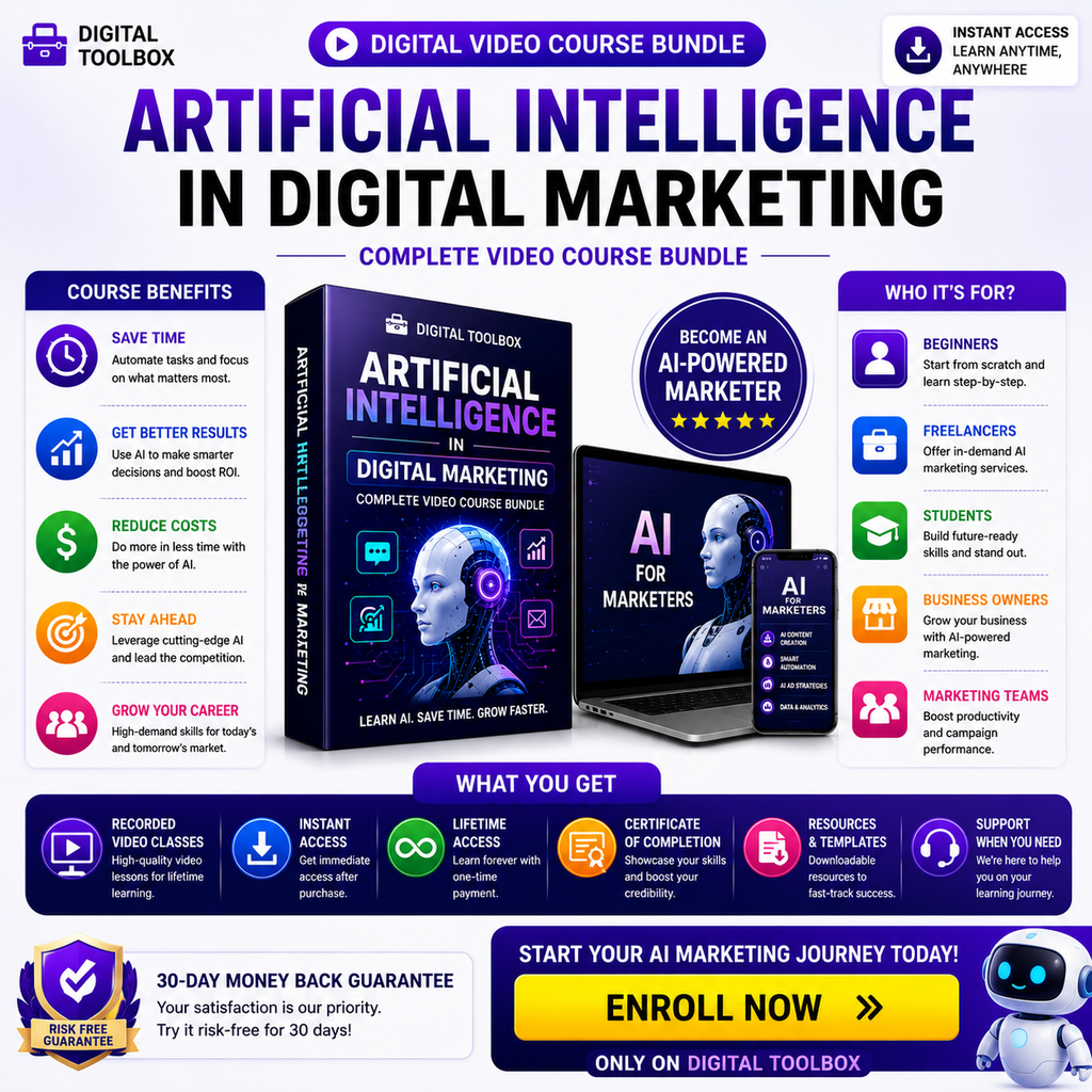 AI Digital Marketing Course Bundle