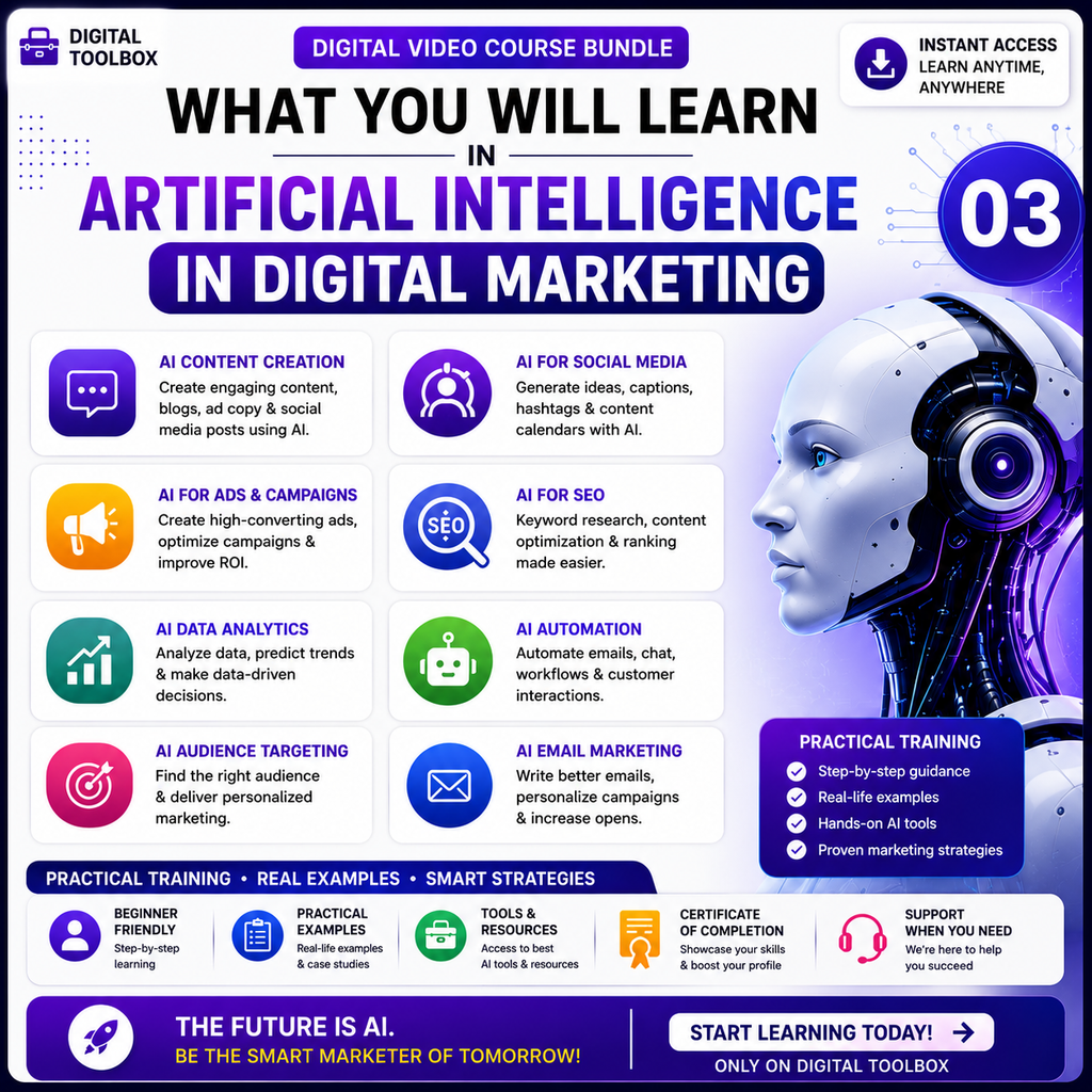 AI Digital Marketing Course Bundle