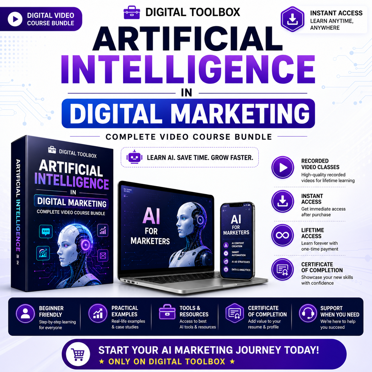 AI Digital Marketing Course Bundle