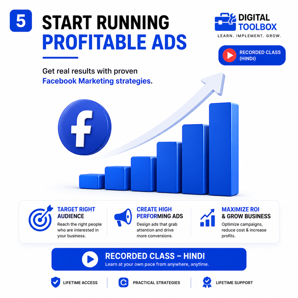 Facebook Marketing Course (Recorded Class - Hindi)